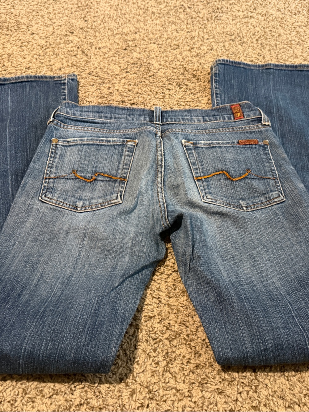 Size 28- 7 For All Mankind Women’s Blue Bootcut Jeans